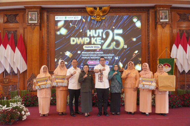 Momen HUT Ke-25  DWP, Pj Wali Kota Mojokerto Ajak Jadi Agen Perubahan Menuju Indonesia Emas 2045