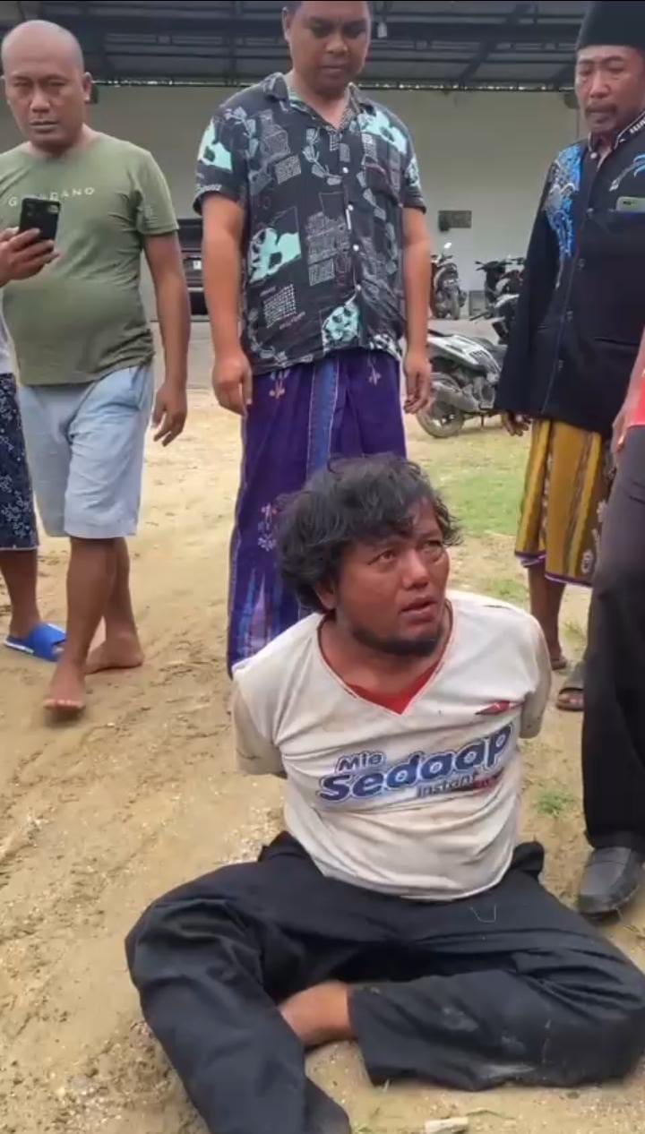 Maling Motor Tertangkap Basah di Ketapang, Beruntung Diselamatkan Kepala Desa