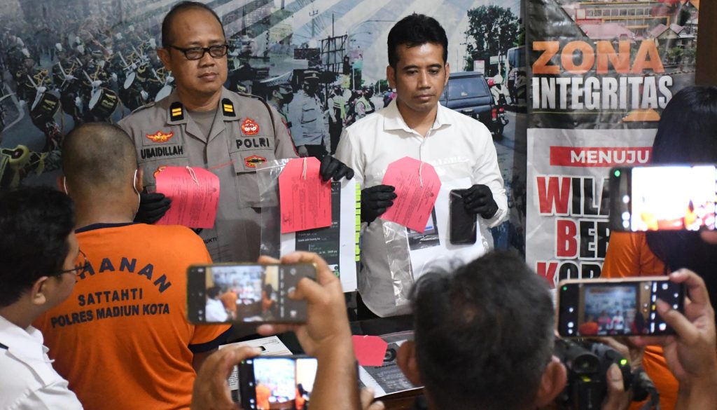 Dalam Sepekan, Polres Madiun Kota Ungkap Penipuan Dana Talangan Rp50 Juta dan Curanmor Bermodus Kencan Online