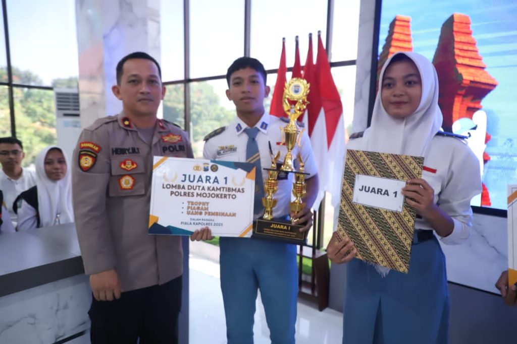 Polres Mojokerto Cetak Duta Kamtibmas dari Kalangan Pelajar Lewat Lomba Cerdas Cermat