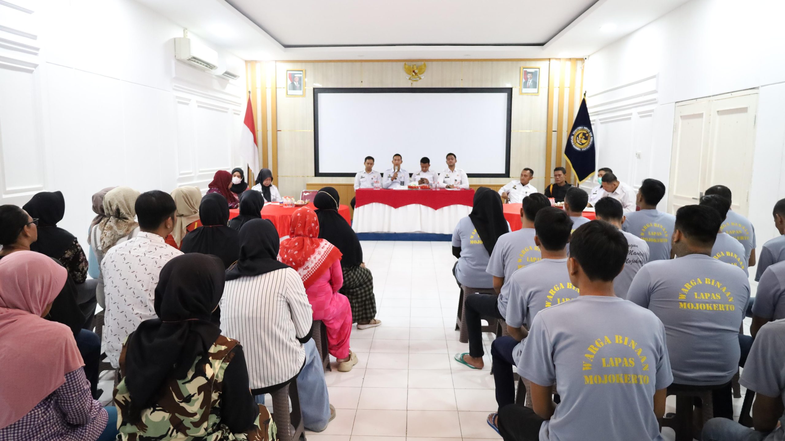 Libatkan Keluarga, Lapas Mojokerto Gelar Sidang TPP untuk 16 Warga Binaan Calon Integrasi