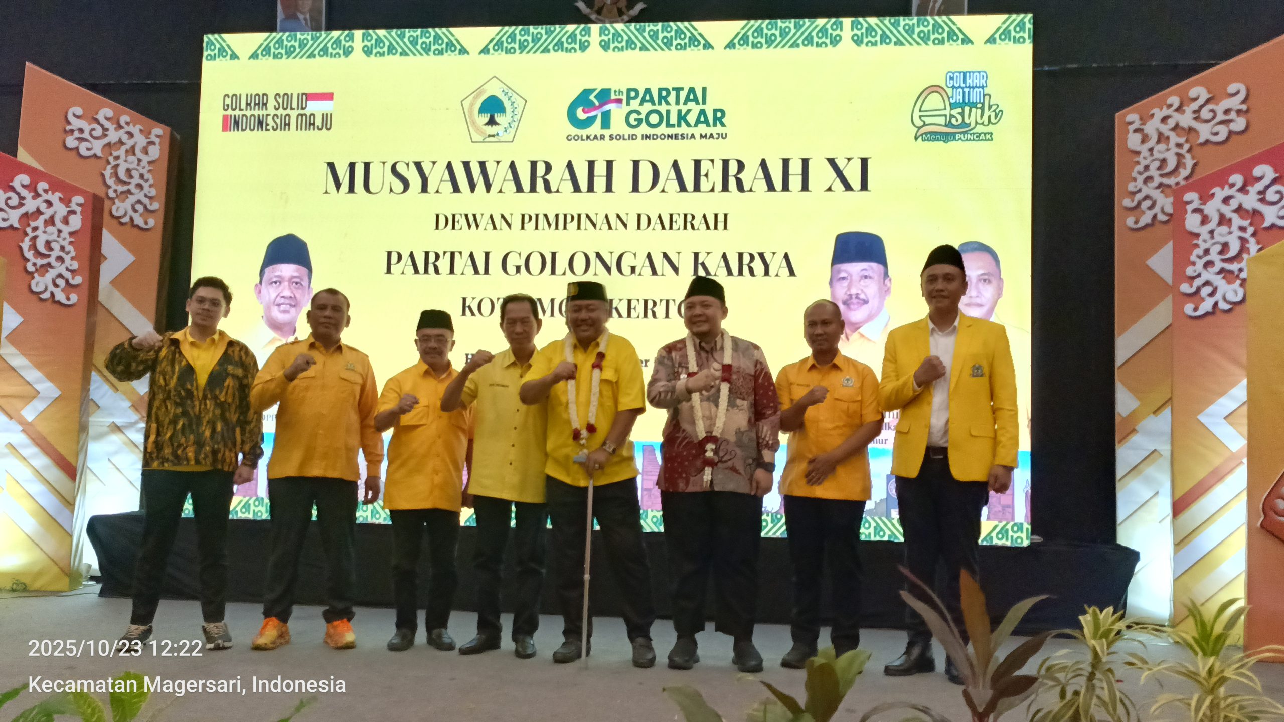 Usai Terpilih Aklamasi, Agus Wahjudi Bidik Regenerasi Kader dan Konsolidasi Mesin Partai