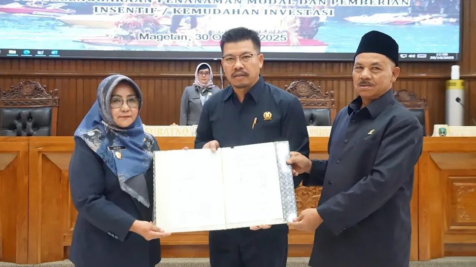 DPRD Magetan Sahkan Raperda Penyelenggaraan Penanaman Modal dan Pemberian Insentif Investasi