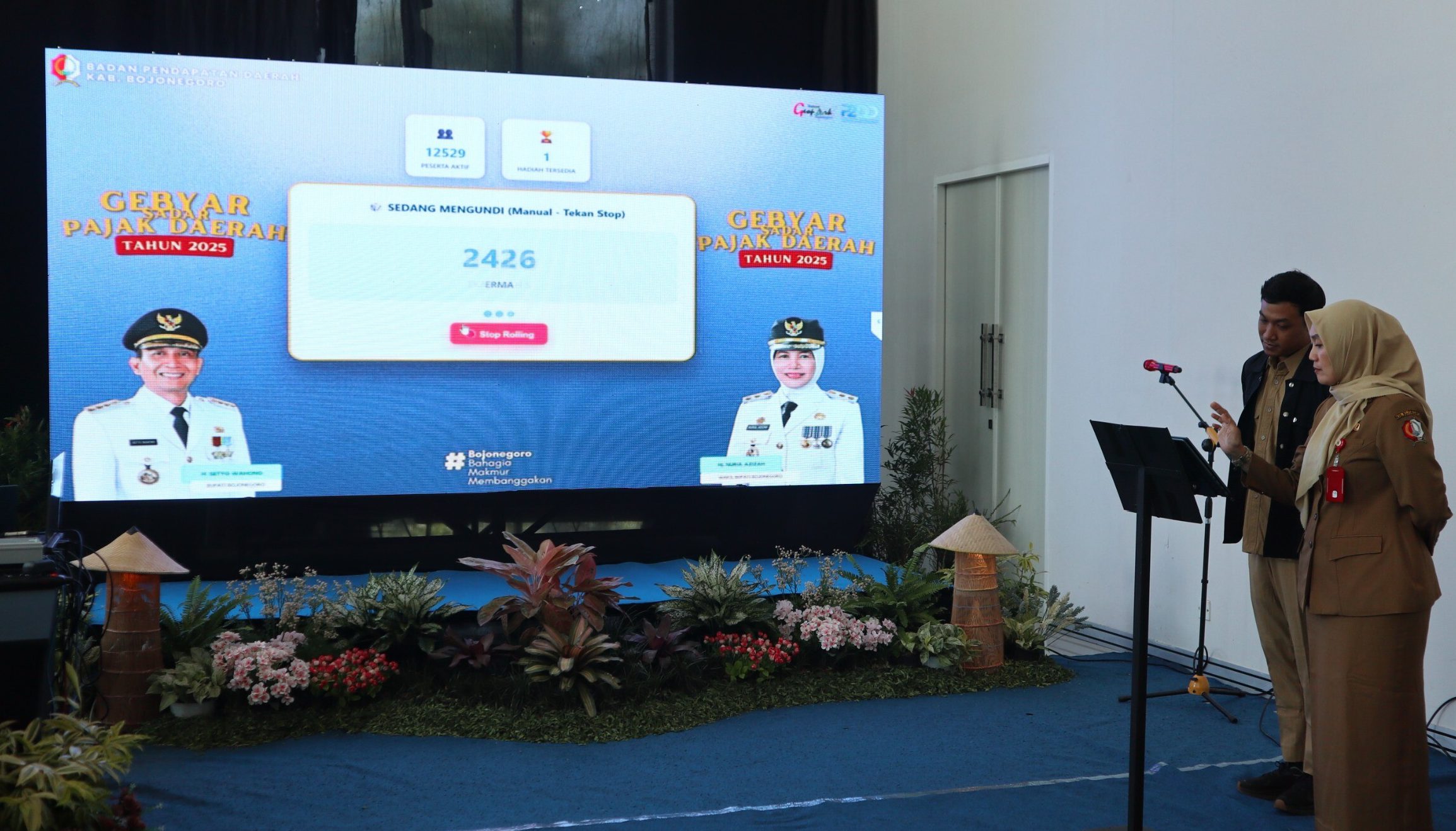 Gebyar Pajak Daerah 2025, Bapenda Bojonegoro Apresiasi Wajib Pajak dengan Hadiah Sepeda Motor hingga Elektronik