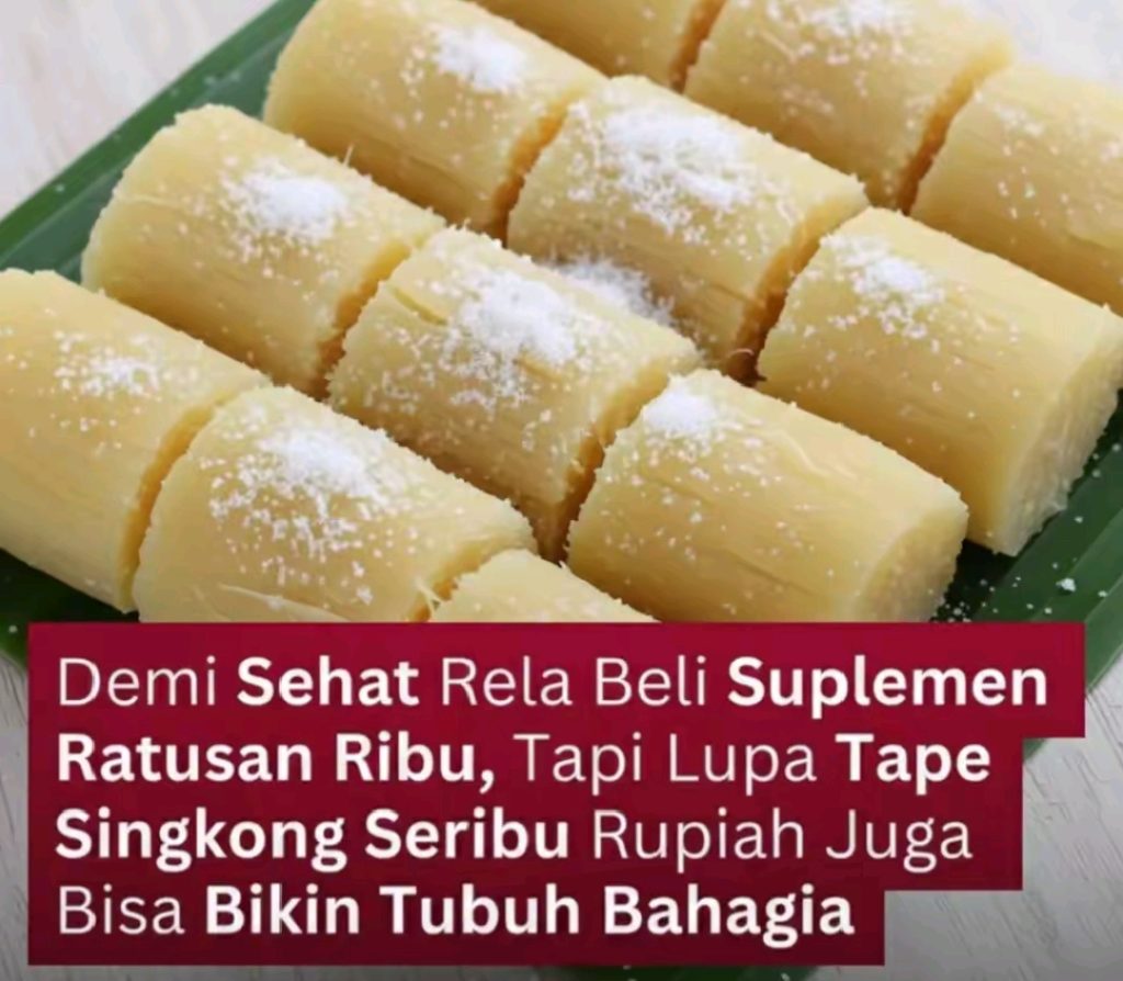 Tape Singkong Probiotik Lokal Murah yang Disebut ‘Superfood’ Penjaga Kesehatan Usus