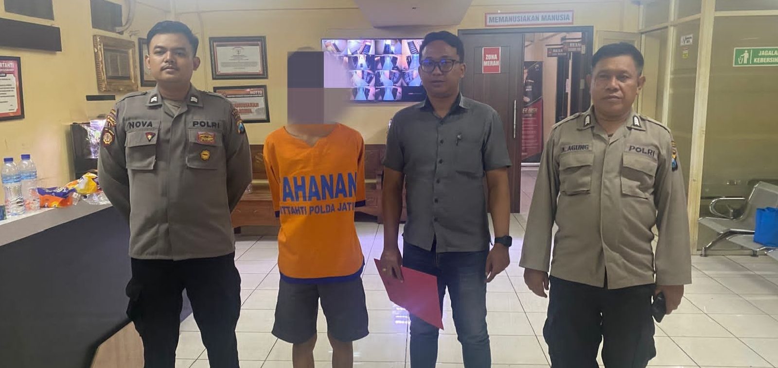Polres Tanjungperak Tangkap Pelaku Penjual Motor Hasil Begal di Bulak