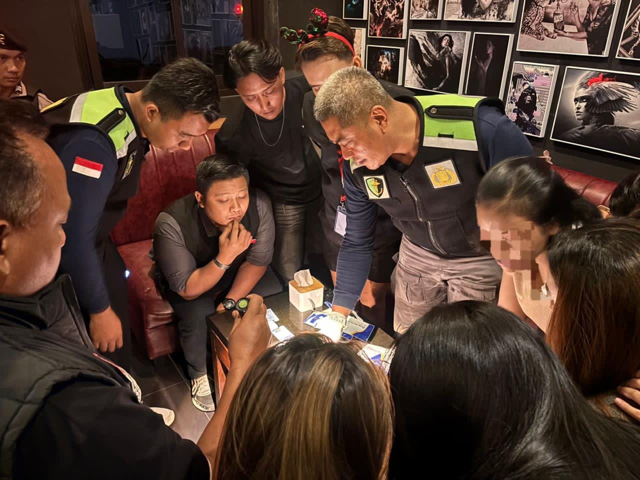 Jelang Libur Nataru 2026, Polres Kediri Intensifkan Razia KRYD di Tempat Hiburan Malam