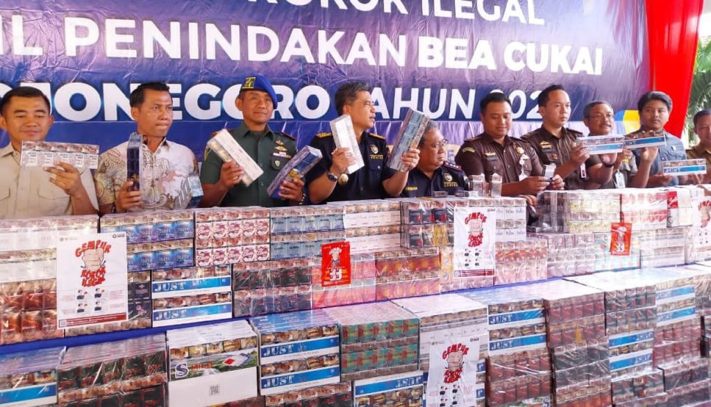 Bea Cukai Bojonegoro Musnahkan 8,51 Juta Batang Rokok Ilegal, Potensi Kerugian Negara Capai Rp 6,3 Miliar