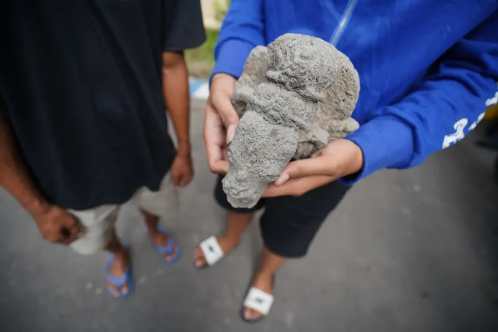 Fragmen Kepala Ganesha Koleksi Museum Bagawanta Bhari yang Hilang Ditemukan Dua Pelajar SMK di Kediri