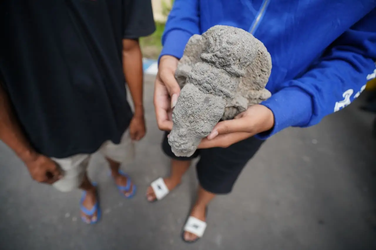 Fragmen Kepala Ganesha Koleksi Museum Bagawanta Bhari yang Hilang Ditemukan Dua Pelajar SMK di Kediri
