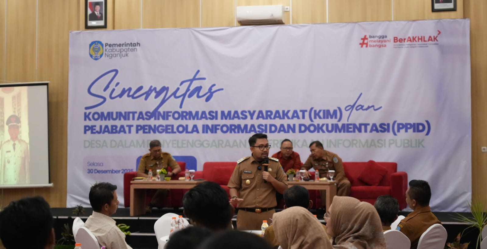 Pemkab Nganjuk Perkuat Keterbukaan Informasi hingga Desa, Wabup Tekankan Peran Aktif di Ruang Digital