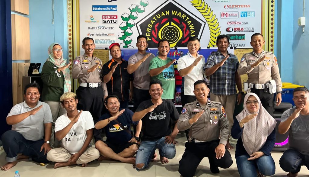 Kasatlantas Polres Mojokerto Kota Pamit, Apresiasi Sinergi dengan PWI Mojokerto Raya