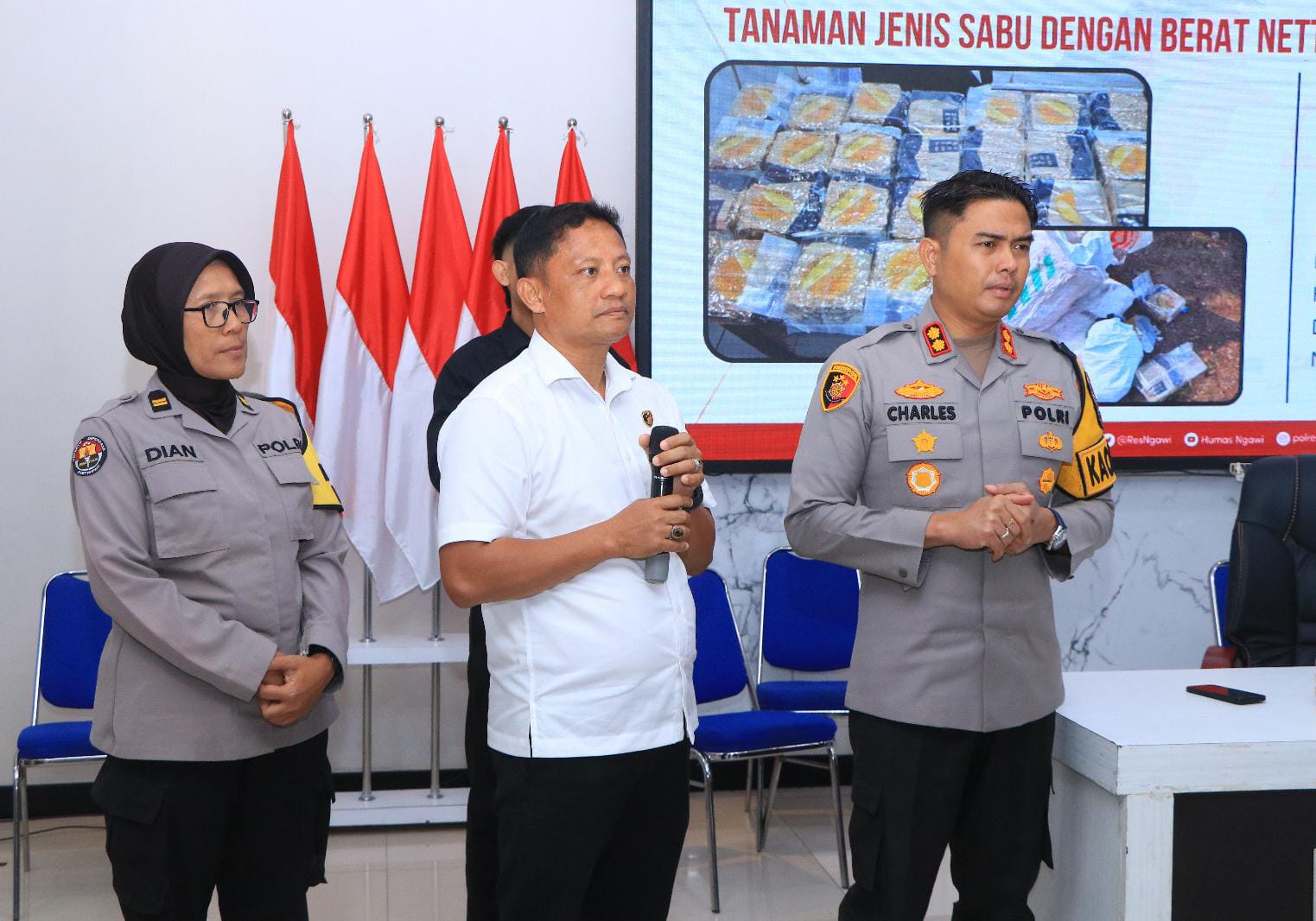Polres Ngawi Gagalkan Peredaran 29,98 Kg Sabu Asal Cina, Nilai Capai Rp30 Miliar