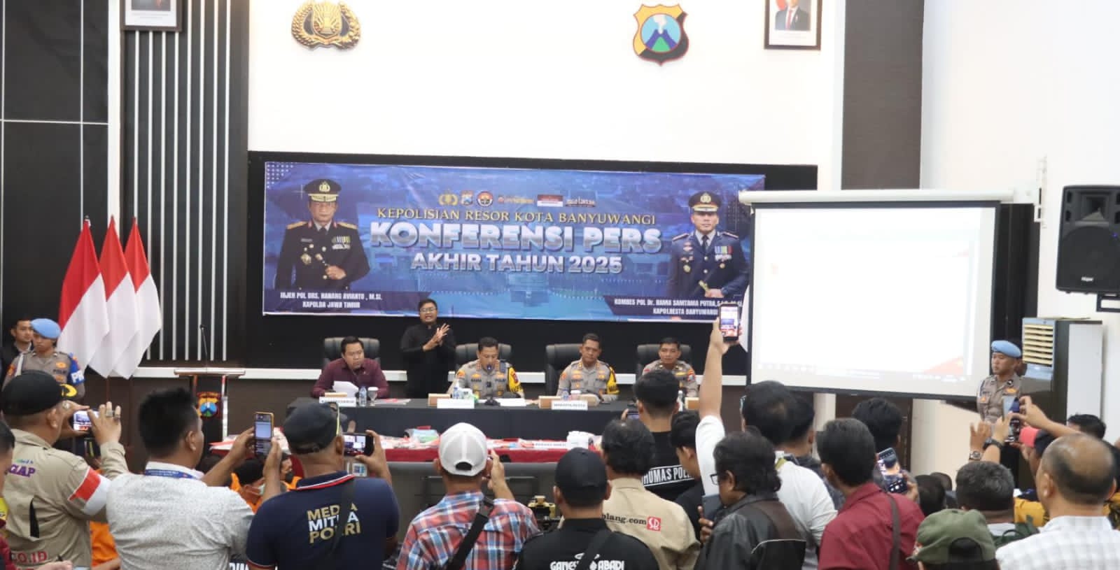 Sepanjang 2025, Polresta Banyuwangi Tuntaskan 1.281 Perkara, Ungkap Narkoba Naik 30 Persen