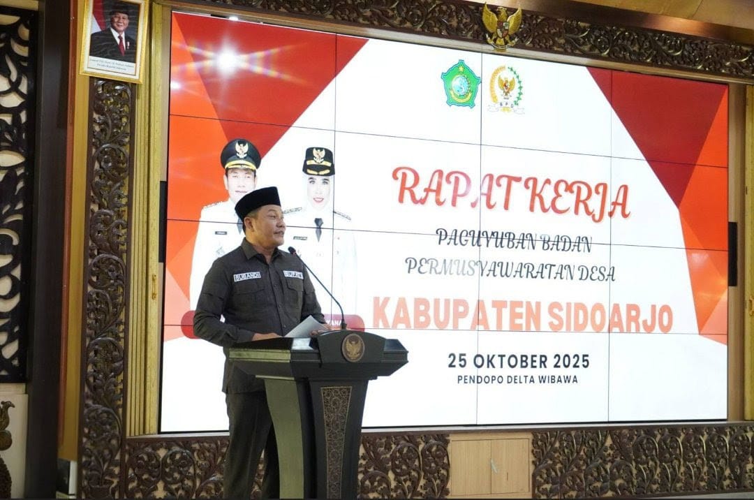 Bupati Subandi Buka Raker Paguyuban BPD Sidoarjo, Tekankan Peran Strategis BPD dalam Pembangunan Desa
