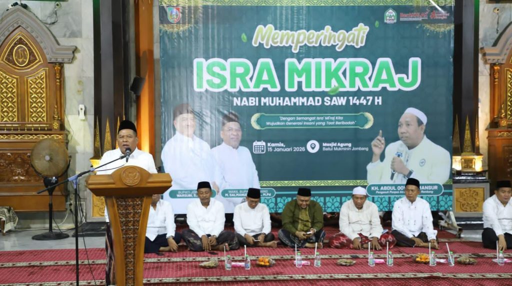Pemkab Jombang Gelar Pengajian Isra Mi’raj, Wabup Ajak Warga Perbaiki Kualitas Ibadah