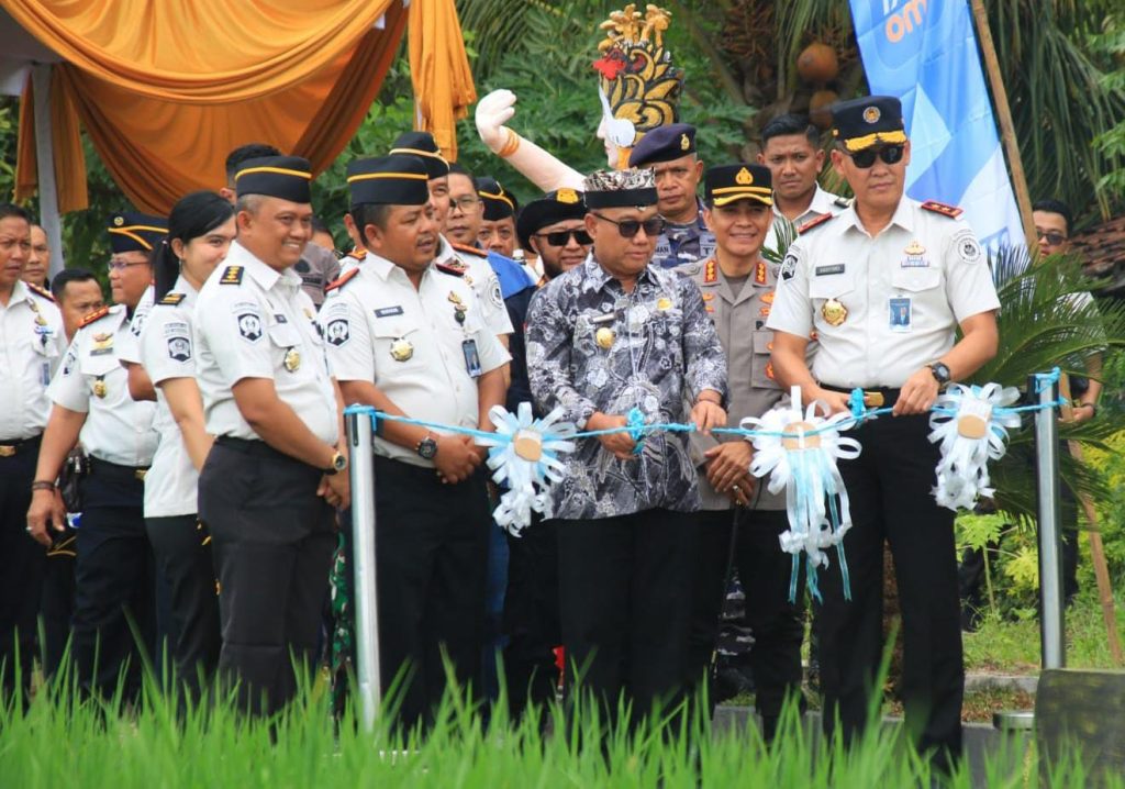 Kalapas Mojokerto Hadiri Panen Raya Nasional, Kanwil Resmikan SAE Paswangi Banyuwangi