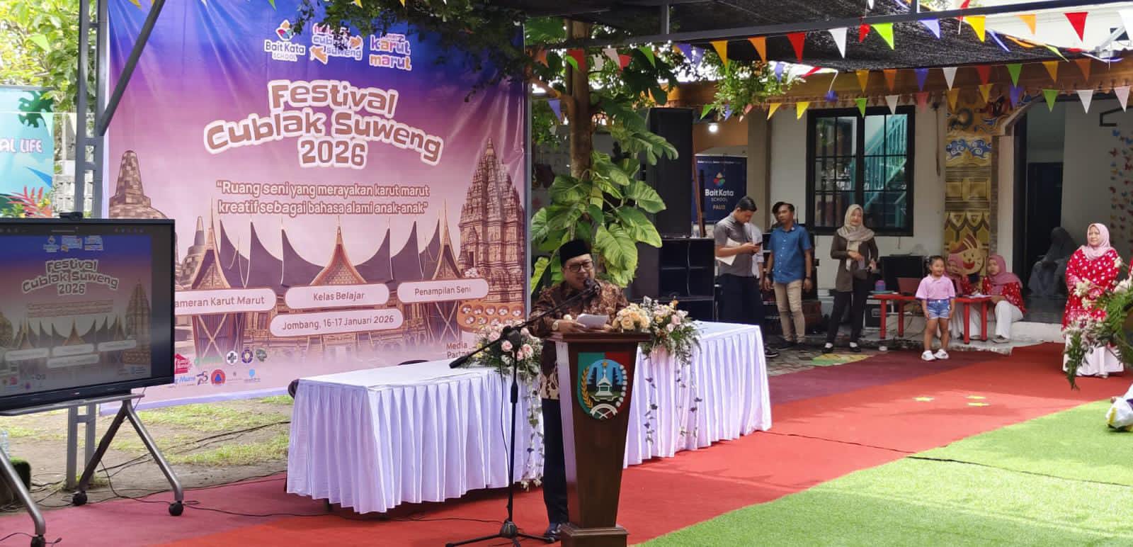 Bupati Warsubi Resmikan Bait Kata School, Dorong Penguatan PAUD Holistik di Jombang