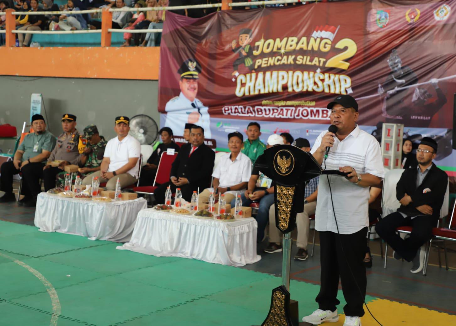1.235 Pelajar Ramaikan Kejuaraan Pencak Silat Piala Bupati Jombang