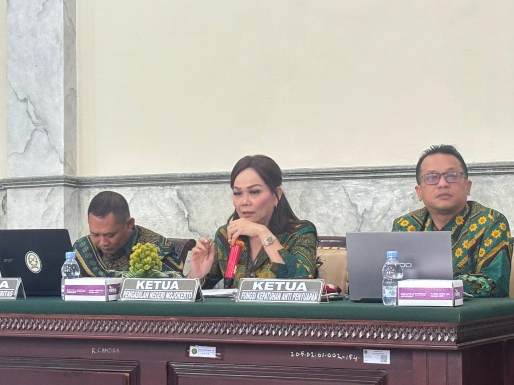 Lapas Mojokerto Ikuti Sosialisasi Evaluasi SMAP 2026 di PN Mojokerto