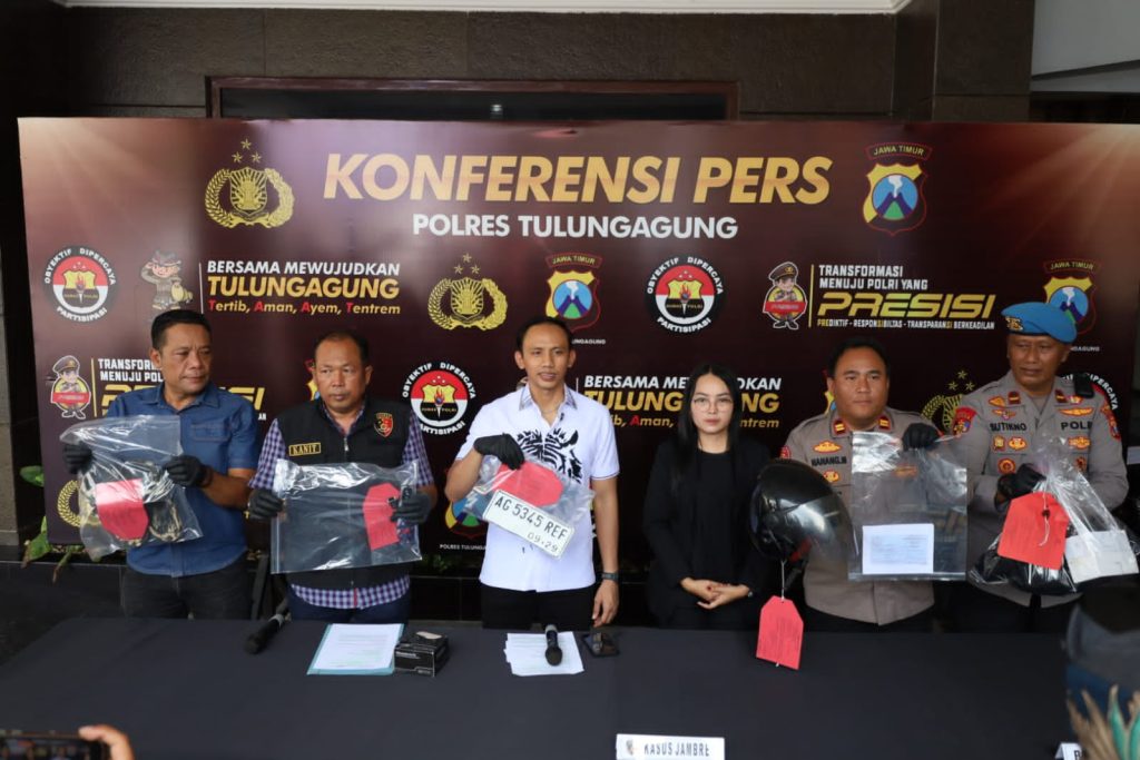 Dua Pelaku Jambret di Tulungagung Dibekuk, Satu Kasus Sempat Viral