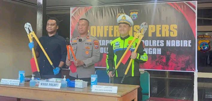 Empat Pelaku Curanmor Dibekuk Polres Nabire, Satu Tersangka Buronan Lapas