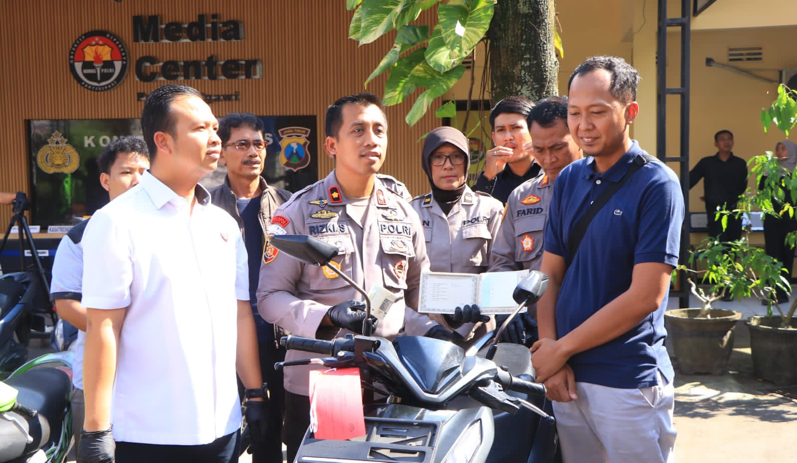 Motor Korban Curanmor Kembali Tanpa Biaya, Warga Apresiasi Pelayanan Humanis Polres Ngawi