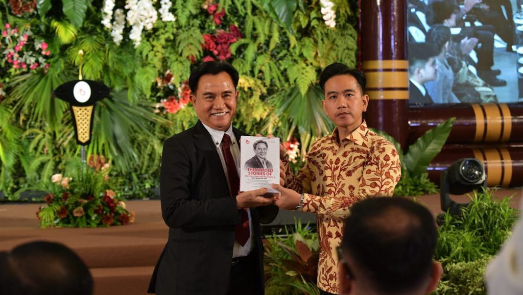 Wapres Gibran Hadiri Peluncuran Delapan Buku 70 Tahun Prof. Yusril Ihza Mahendra
