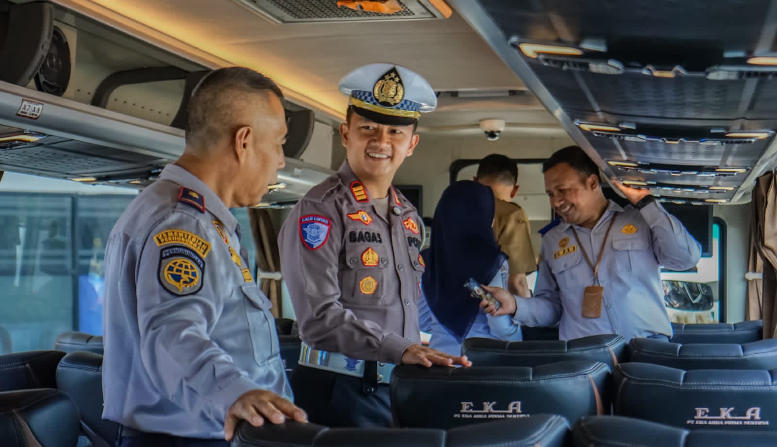 Hari Ke-6 Operasi Keselamatan Semeru, Polres Jember Ramp Check Bus Jelang Harlah 1 Abad NU