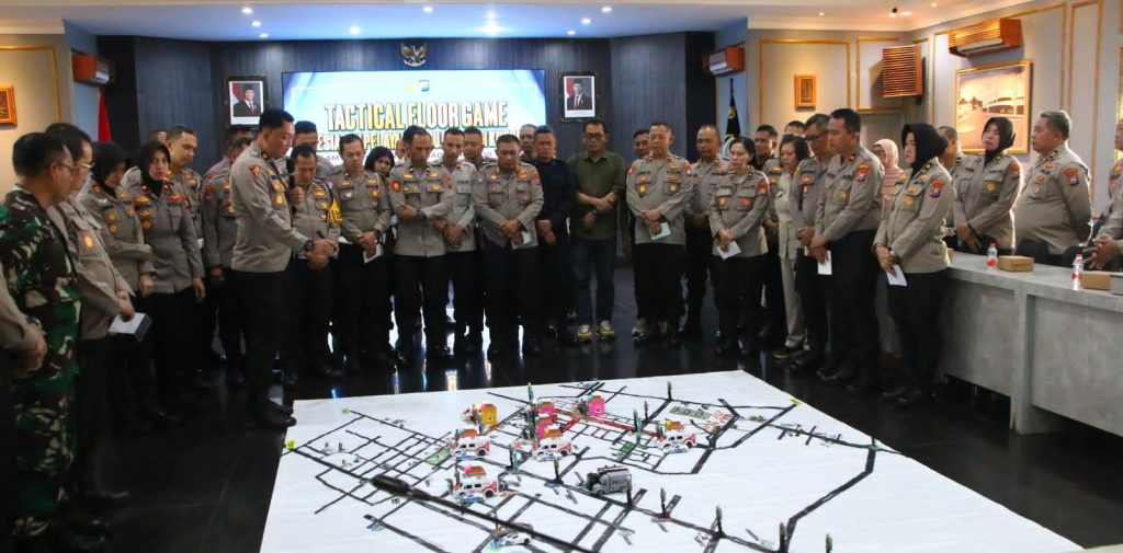 H-1 Mujahadah Kubro 1 Abad NU, Polresta Malang Kota Gelar TFG Antisipasi Pengamanan VVIP