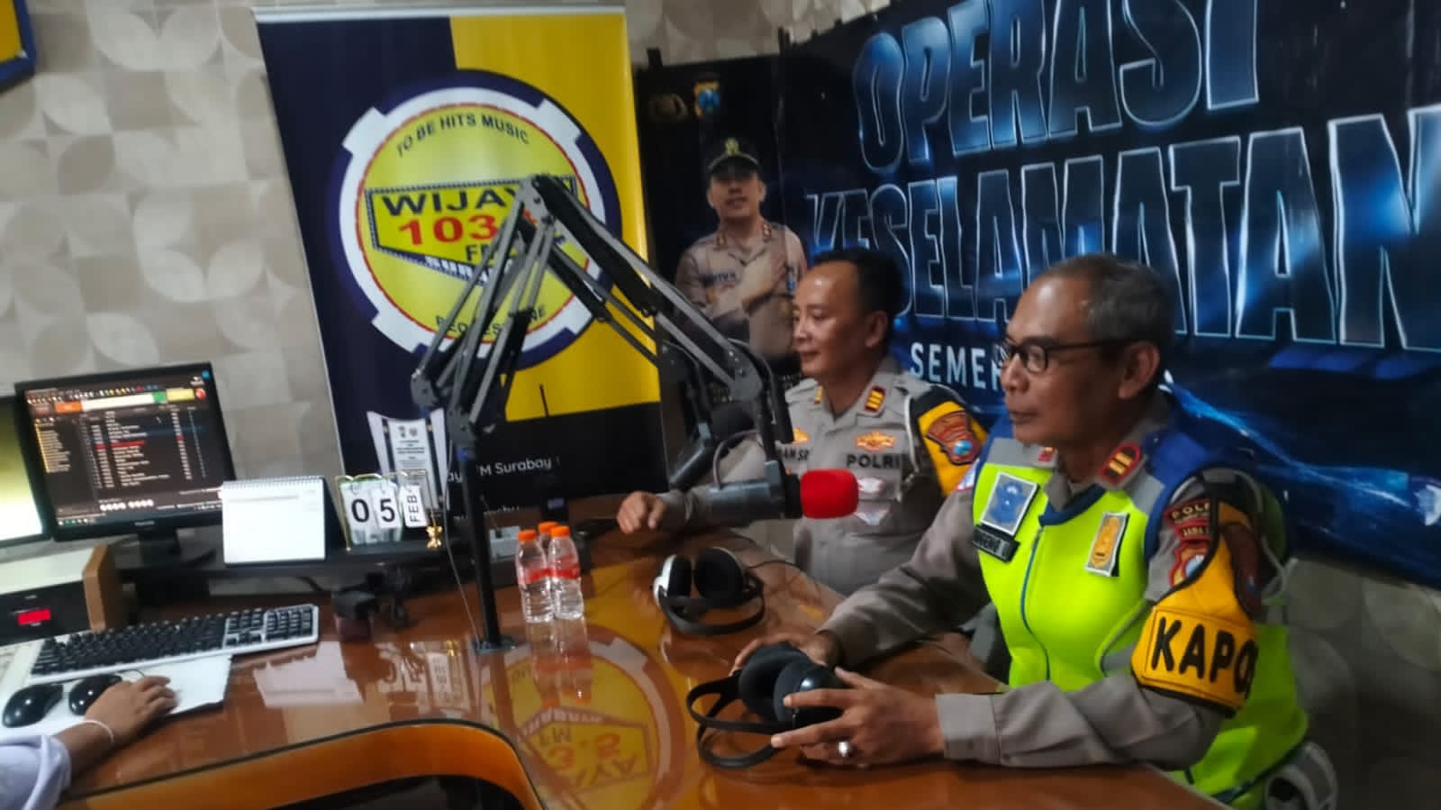 Jelang Operasi Ketupat, Satlantas Tanjung Perak Gandeng Media Sosialisasikan Keselamatan
