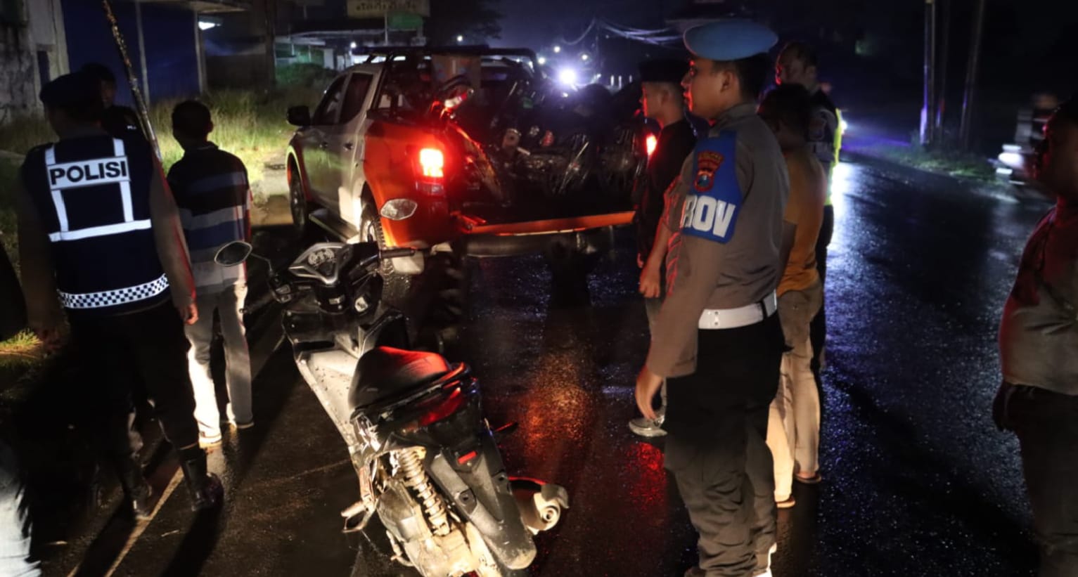 Patroli Ramadan, Polres Bangkalan Amankan 13 Motor Tanpa STNK di Blega