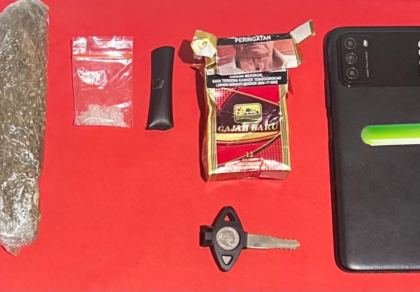 Pengedar Ganja dan Sabu Dibekuk di Pacet Saat Operasi Pekat Semeru 2026