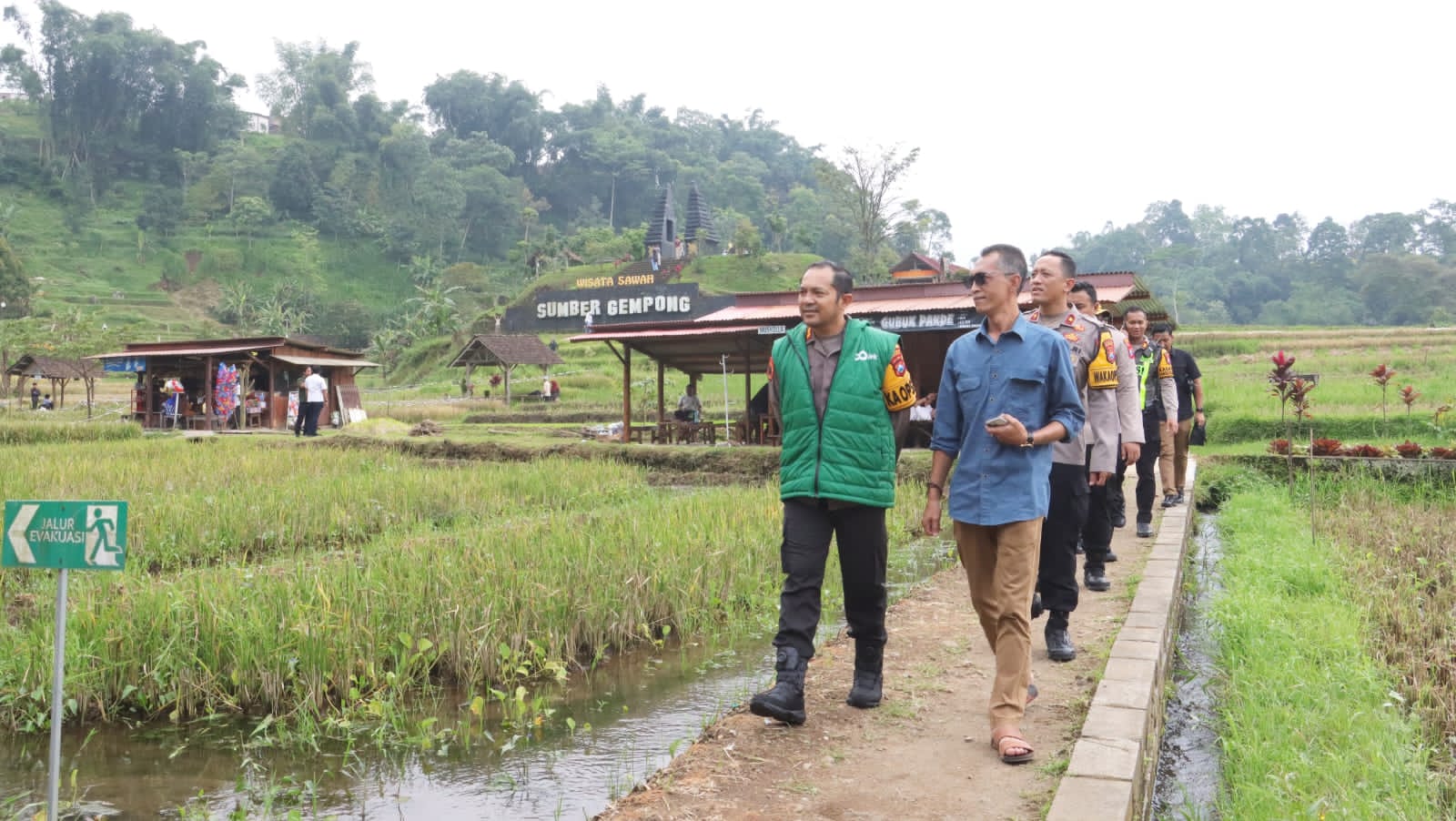 Libur Lebaran, Kapolres Mojokerto Turun Langsung Pantau Keamanan Destinasi Wisata Trawas