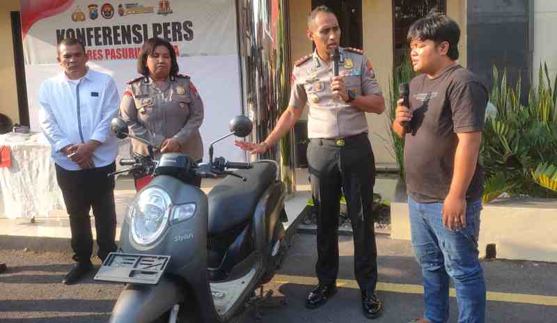 Polres Pasuruan Kota Berhasil Ungkap Dua Kasus; Persetubuhan Anak Dibawah Umur dan Curanmor