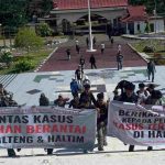 Aksi Solidaritas Haltim–Halteng Guncang Ternate, Massa Desak Pengungkapan Pembunuhan Misterius di Hutan Halmahera