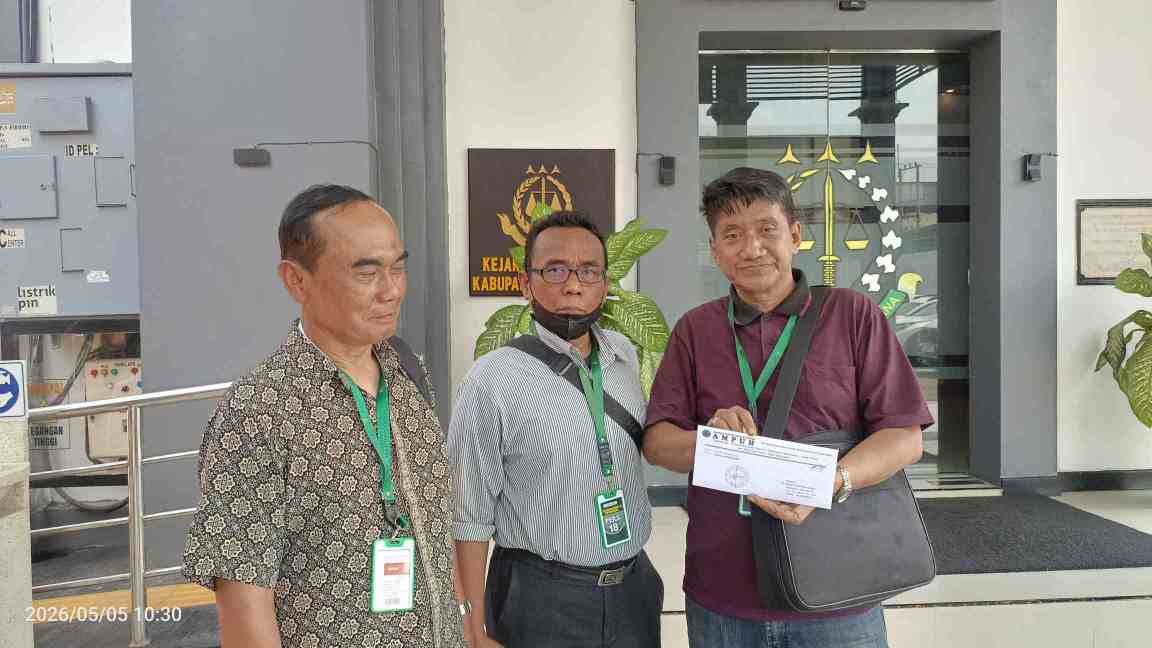 Warga dan Dua LSM Adukan Dugaan Penyimpangan Aset Desa Menanggal ke Kejari Mojokerto