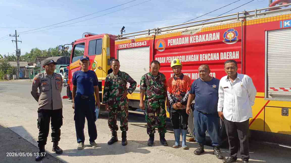 Laporan Kebakaran Gudang Grosir di Mojokerto Bikin Geger, Ternyata Hanya Pembakaran Sampah