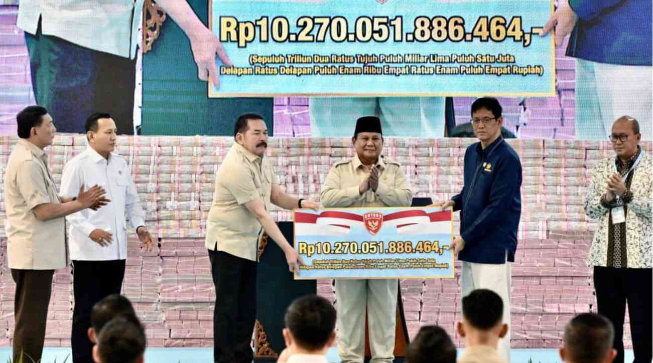 Prabowo Saksikan Penyerahan Rp10,27 Triliun dan Jutaan Hektare Kawasan Hutan, Tegaskan Komitmen Selamatkan Aset Negara
