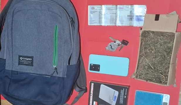 Satresnarkoba Polres Mojokerto Ringkus Pengedar Ganja di Trawas, Sita Hampir 100 Gram Barang Bukti