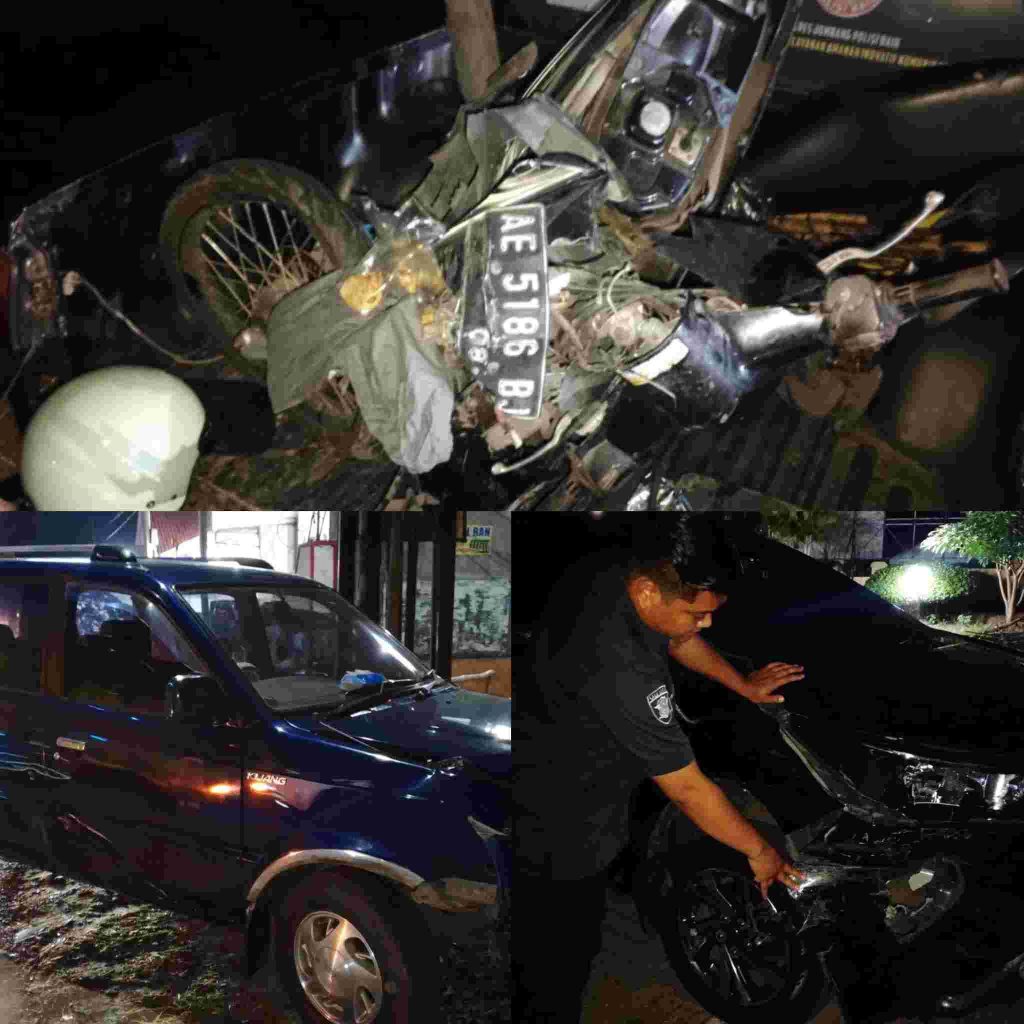 Tabrakan Beruntun di Tembelang Jombang, Pemotor Vega Terluka Usai Dihantam Dua Mobil
