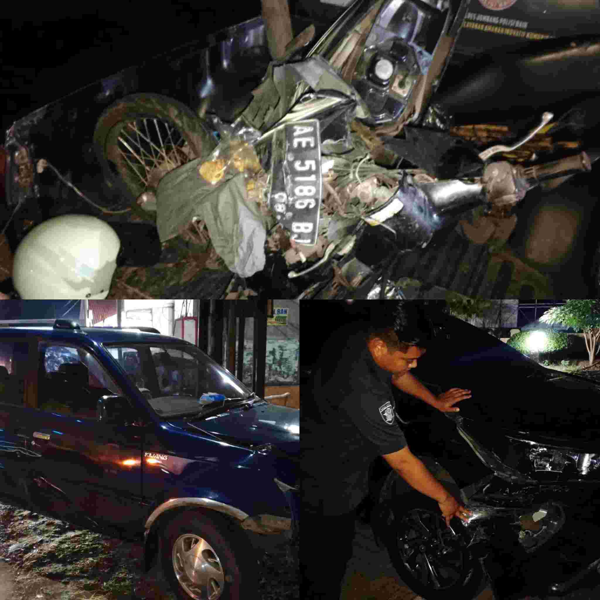 Tabrakan Beruntun di Tembelang Jombang, Pemotor Vega Terluka Usai Dihantam Dua Mobil