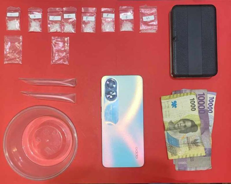 Edarkan Sabu di Mojokerto, Seorang Pria Diciduk Polisi dengan Barang Bukti 5,44 Gram