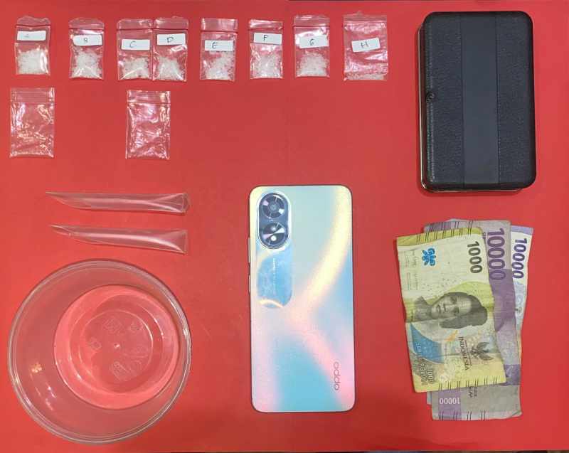 Edarkan Sabu di Mojokerto, Seorang Pria Diciduk Polisi dengan Barang Bukti 5,44 Gram