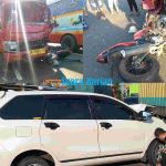 Empat Orang Terluka dalam Kecelakaan Beruntun di Bandar Kedungmulyo Jombang, Libatkan Xenia, Truk dan Motor