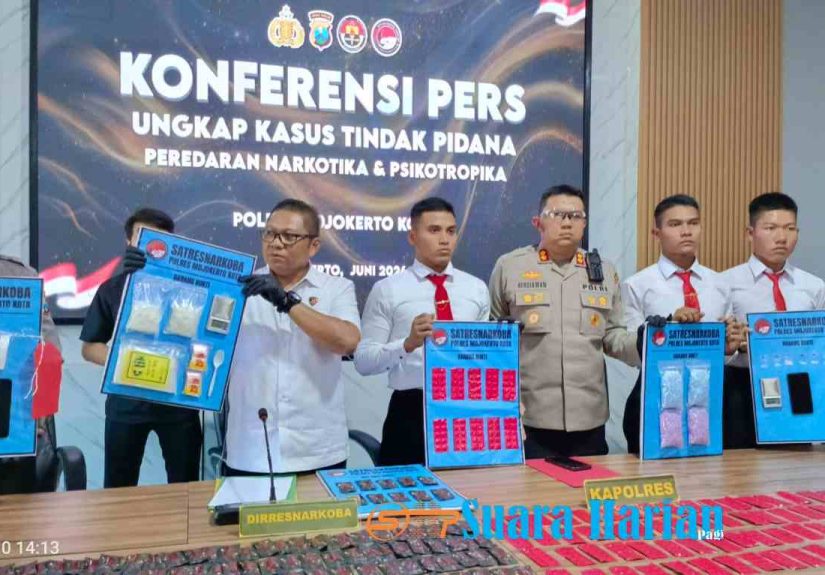 Pengembangan Kasus Sabu 4,5 Gram Berujung Terbongkarnya Jaringan Narkoba di Mojokerto Bernilai Miliaran Rupiah