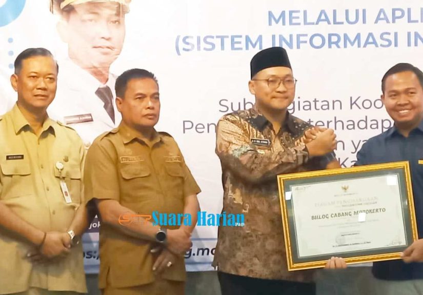 BULOG Mojokerto Raih Penghargaan dari Bupati, Diapresiasi atas Peran Aktif Jaga Stabilitas Harga Pangan