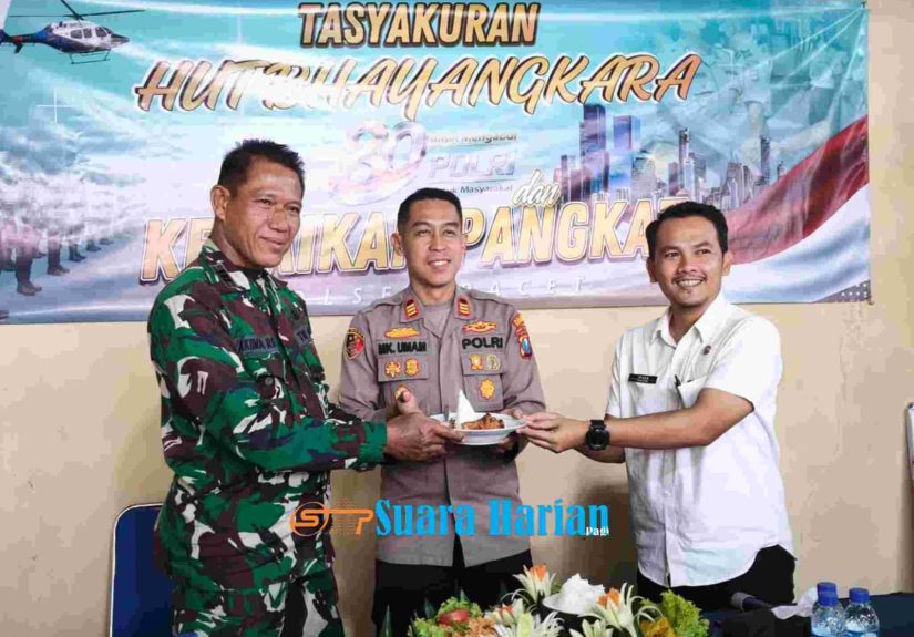 Forkopimca Pacet Rayakan HUT Bhayangkara ke-80, Tumpeng Jadi Simbol Soliditas Tiga Pilar