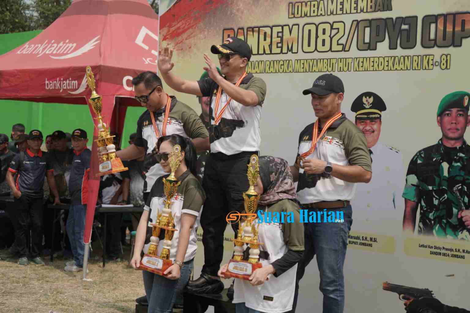 Danrem 082/CPYJ Cup I Sukses Digelar, 150 Peserta Ramaikan Kejuaraan Menembak Peringati HUT RI ke-81