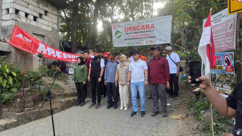 Semarak HUT ke-81 RI, Merah Putih 1.000 Meter Siap Membentang di Puncak Gunung Penanggungan